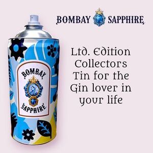 Bombay Sapphire Ltd. Edition Artist Series Canister/Tin designed by Fiona McBean